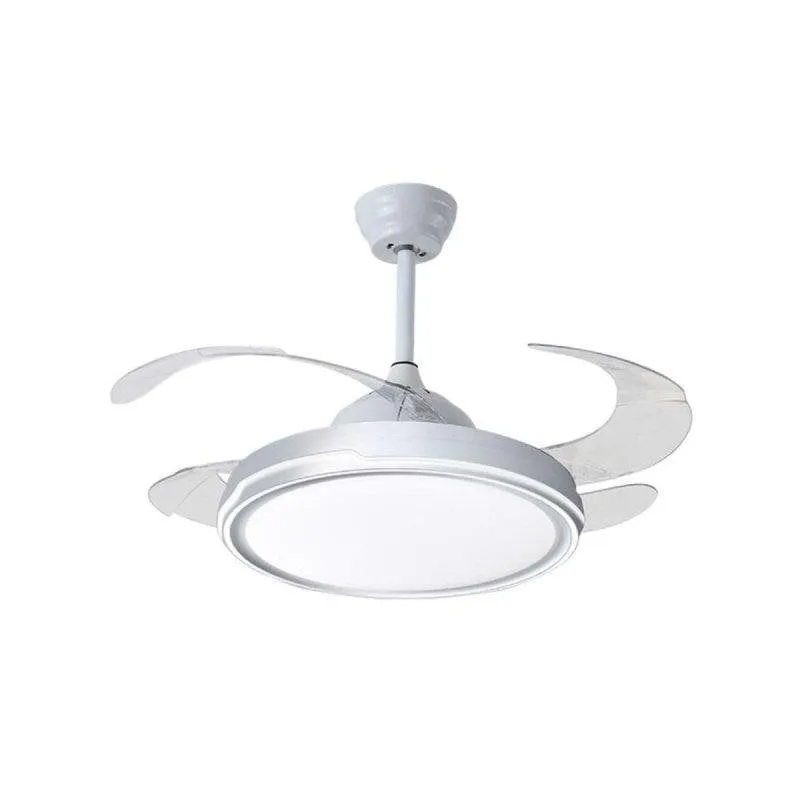 Ventilatore da soffitto Bel Air Toronto 72W LED 108cm 4 pale retrattili bianco - immagine 1