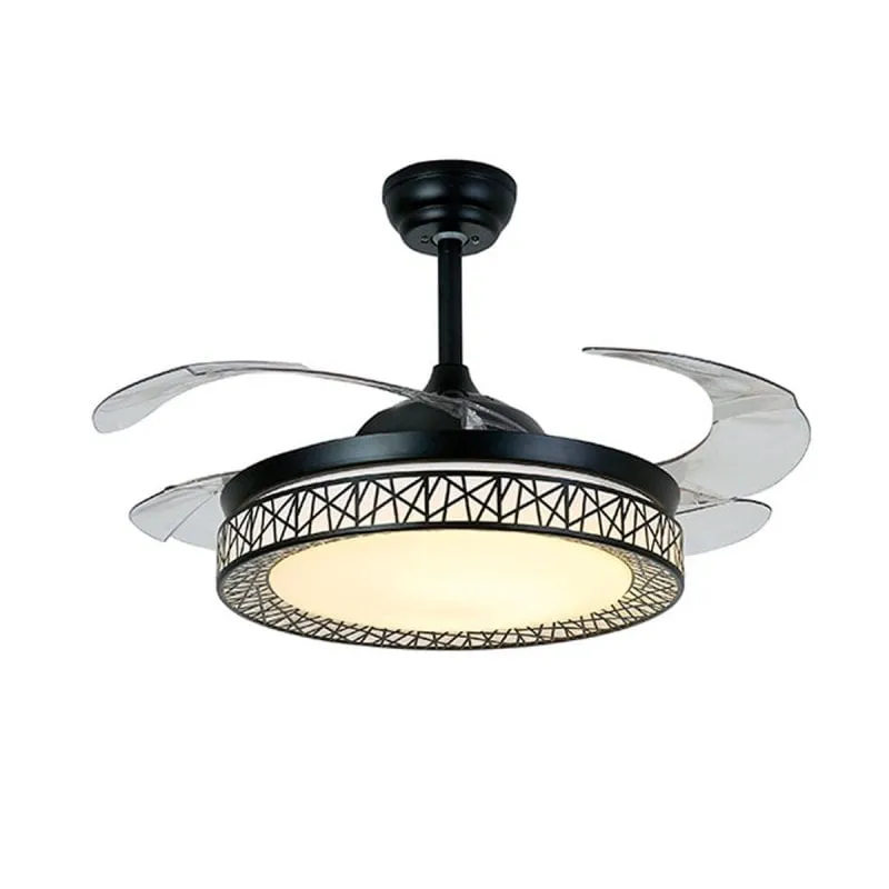 Ventilatore da Soffitto con Luce Bel Air Nido 72W 108cm 6 Velocità Pale Retrattili Telecomando - immagine 1
