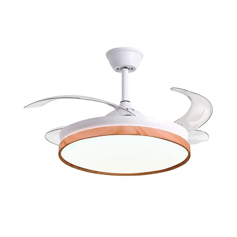 Bel Air Cosmos Ventilatore da soffitto con telecomando 72 W 108 cm Pale retrattili Bianco/Naturale - immagine 1