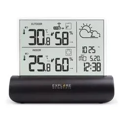 Stazione barometrica GLASS LCD Black e Clear WSH4501 - immagine 1