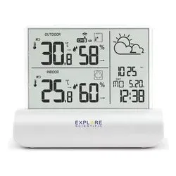 Stazione barometrica GLASS LCD White e Clear WSH4501 - immagine 1