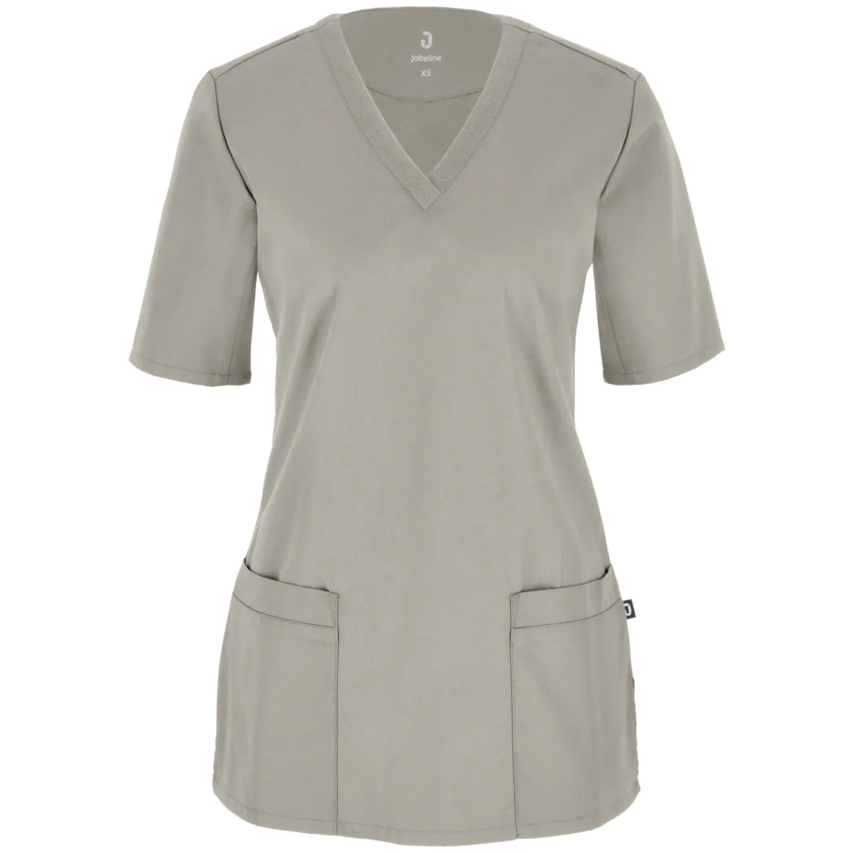 JOBELINE Camice sanitario donna Calva maniche corte; Taglia S; grigio pietra - immagine 1