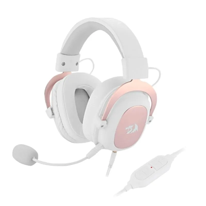 Redragon - Cuffie da gioco Zeus X RGB Virtual 7.1 Microfono USB Bianco - immagine 1