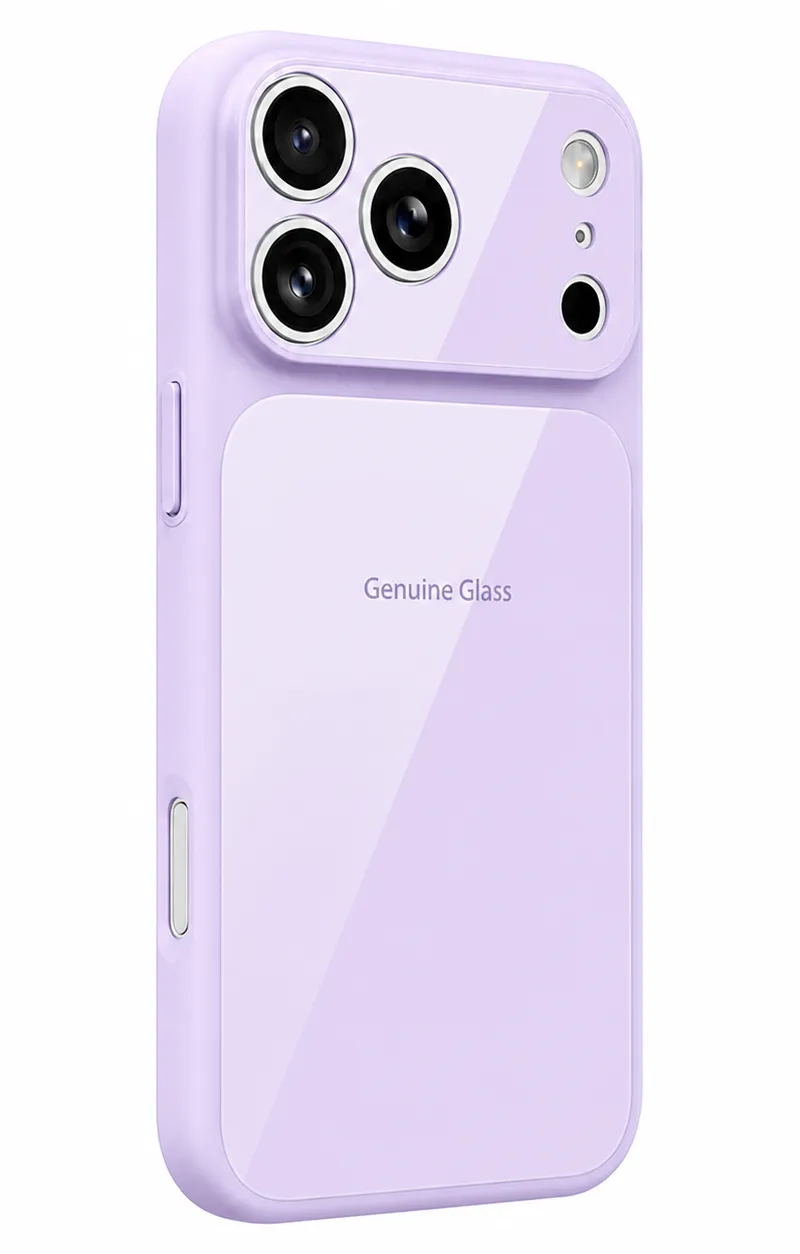 Custodia MagSafe per Apple iPhone 16 Pro, OEM, Vetro Originale, Viola - immagine 1