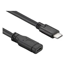 Cavo USB C 3.1 Extension Black 1m XCUC UC MF10 - immagine 1