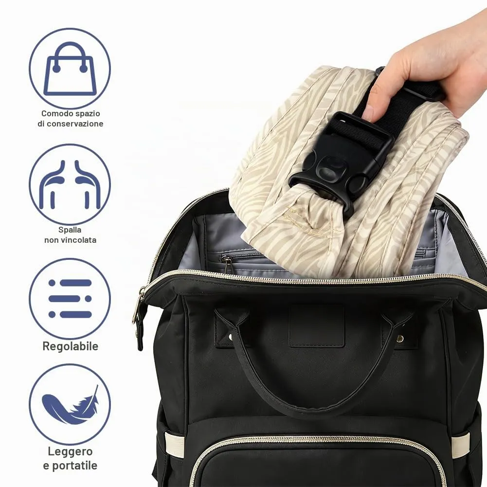 AYESY Marsupio Neonato 3-24 Mesi,Marsupio Neonato Regolabile con fibbia - immagine 6