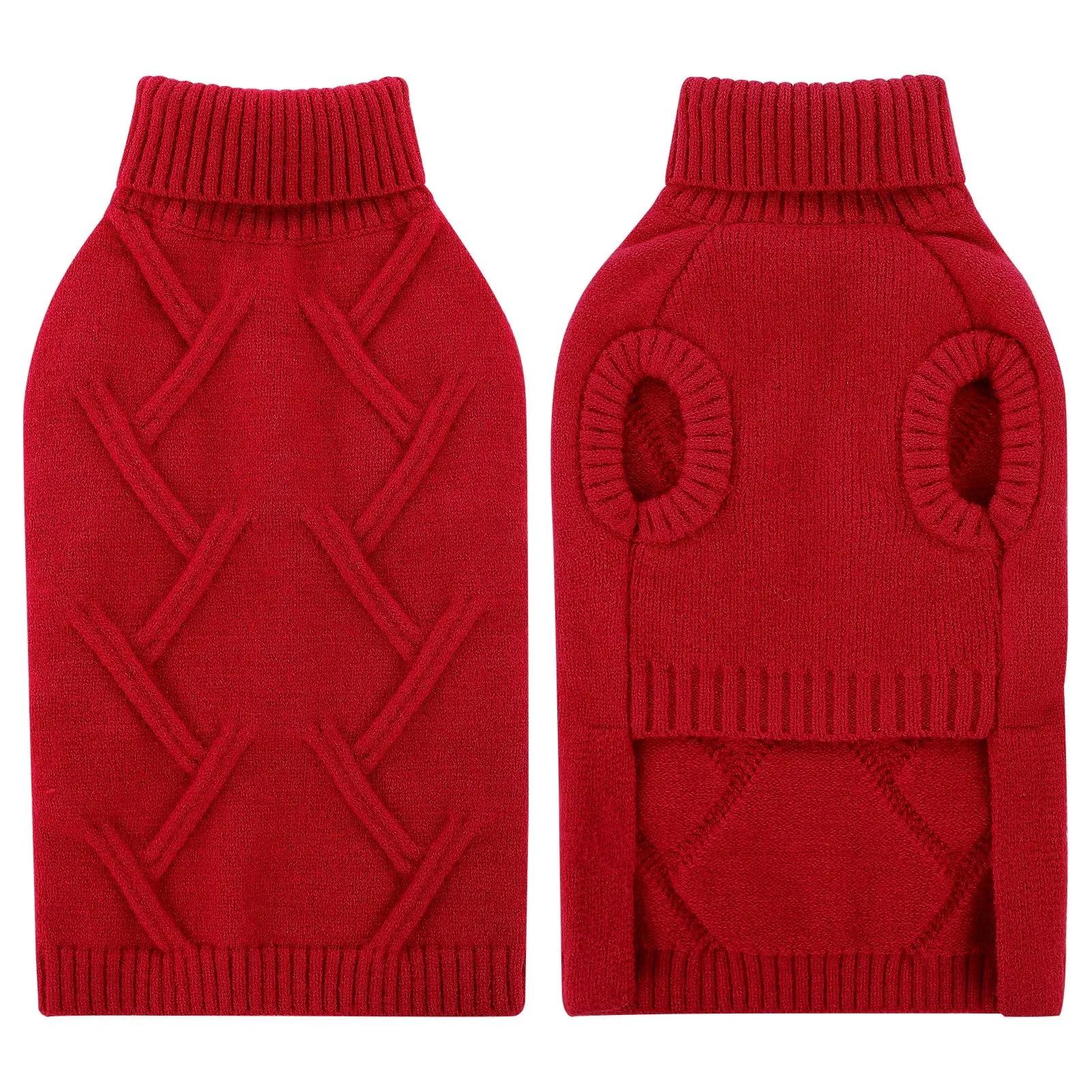 Queenmore Maglione Cane Grande Elasticizzato e Caldo - Vestito per Cani - immagine 1