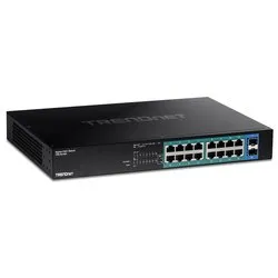 Switch di rete 18 porte Unmanaged PoE+ Black TPE TG182 Gigabit (1000Base-TX) - immagine 1