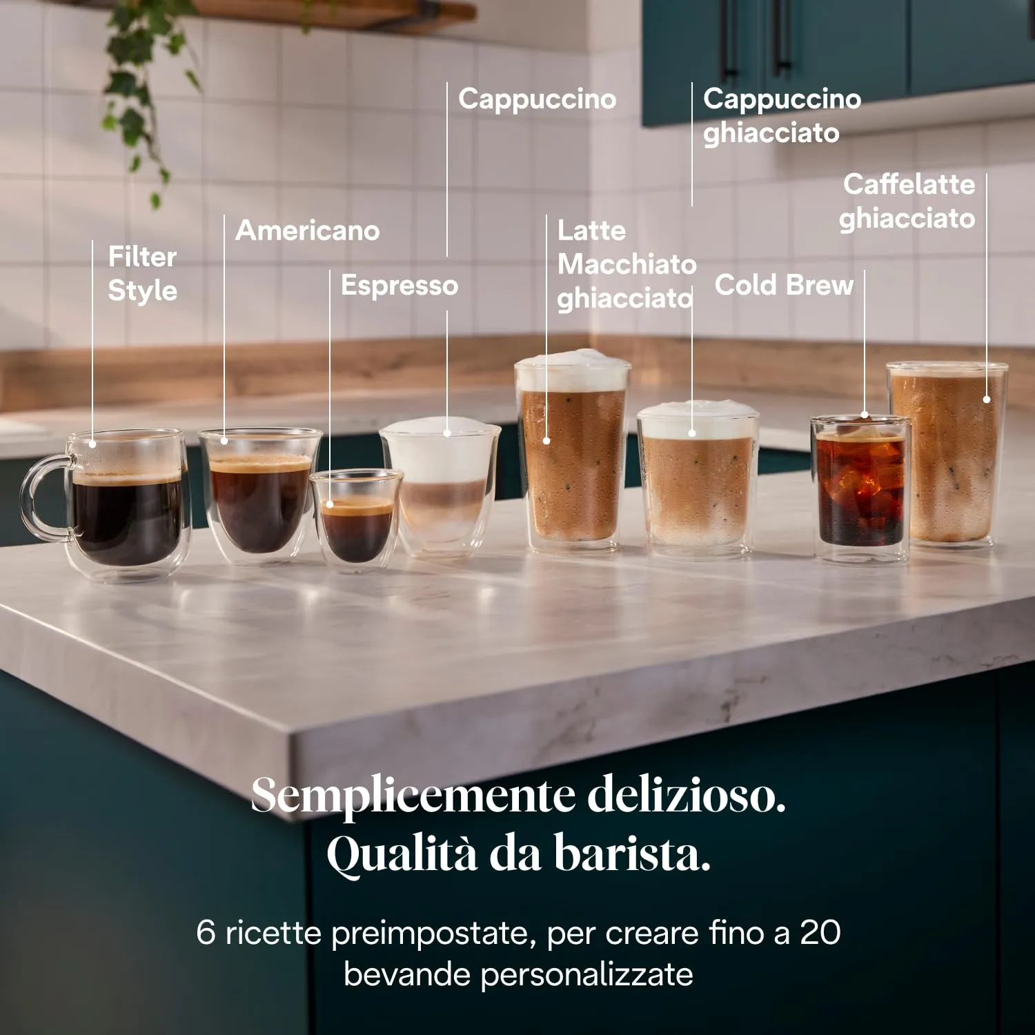 De'Longhi Magnifica Duo - Macchina da Caffè Automatica 20 Bevande Argento - immagine 4