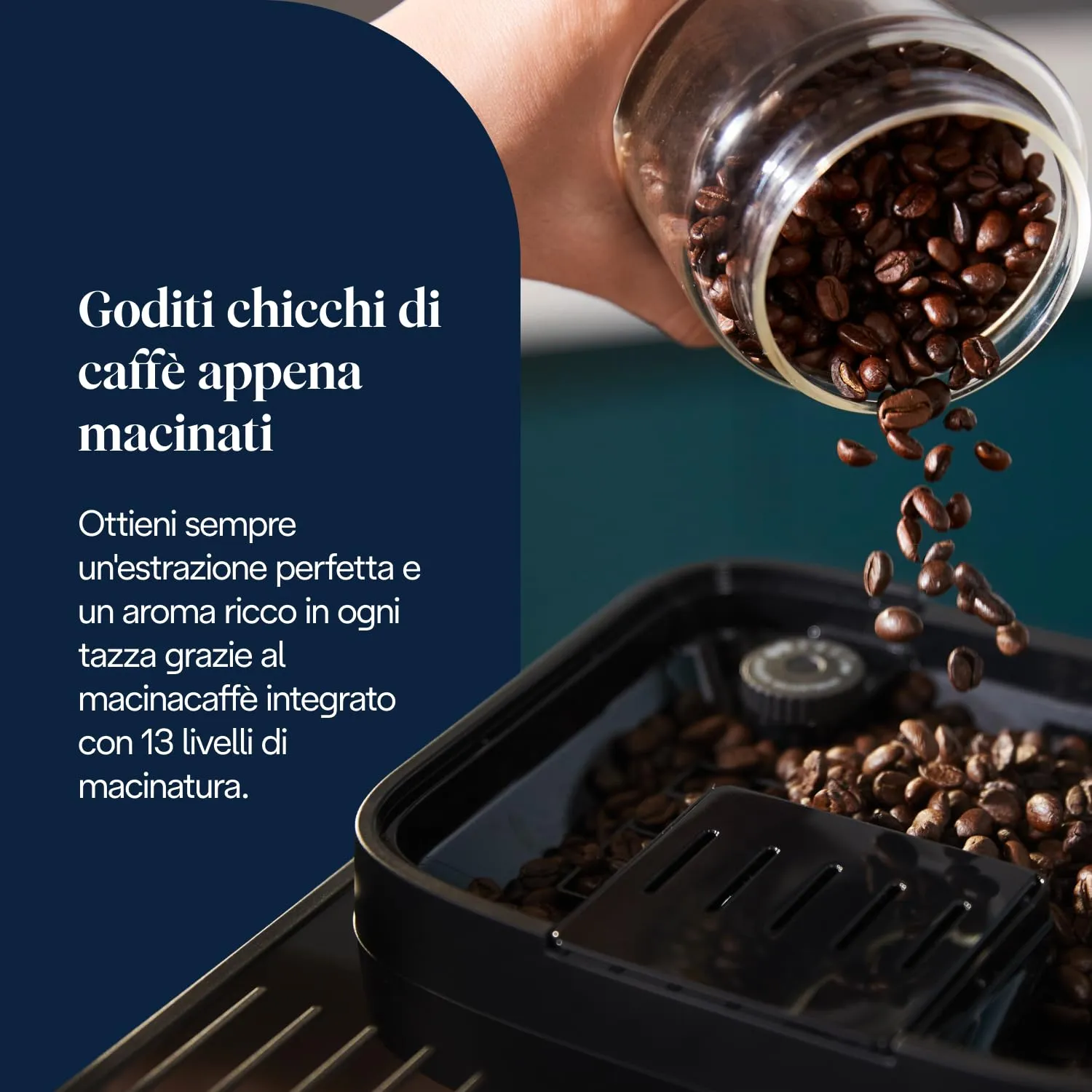 De'Longhi Magnifica Duo - Macchina da Caffè Automatica 20 Bevande Argento - immagine 7