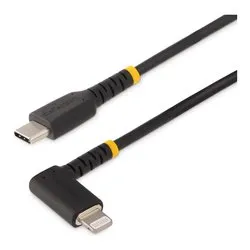 Cavo Lightning Angolare Certificato Apple Mfi Black 1m RUSB2CLTMM1MR - immagine 1