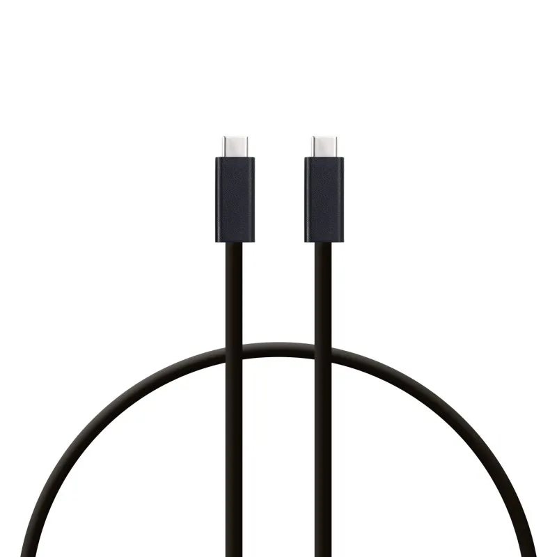 Cavo di ricarica rapida PcCom Essential da USB-C a USB-C 4 40 Gbps 8K Video 1 m Nero - immagine 1