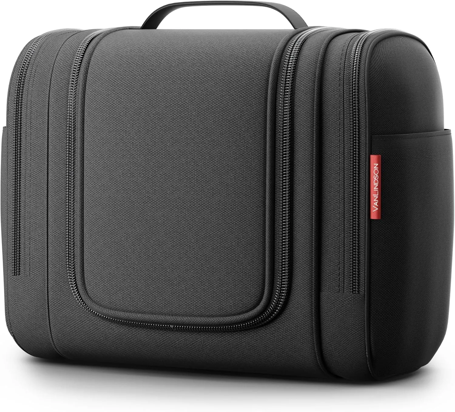 VanLindson Beauty Case XXL da Appendere, Donna e Uomo, 9L, Nero - immagine 1