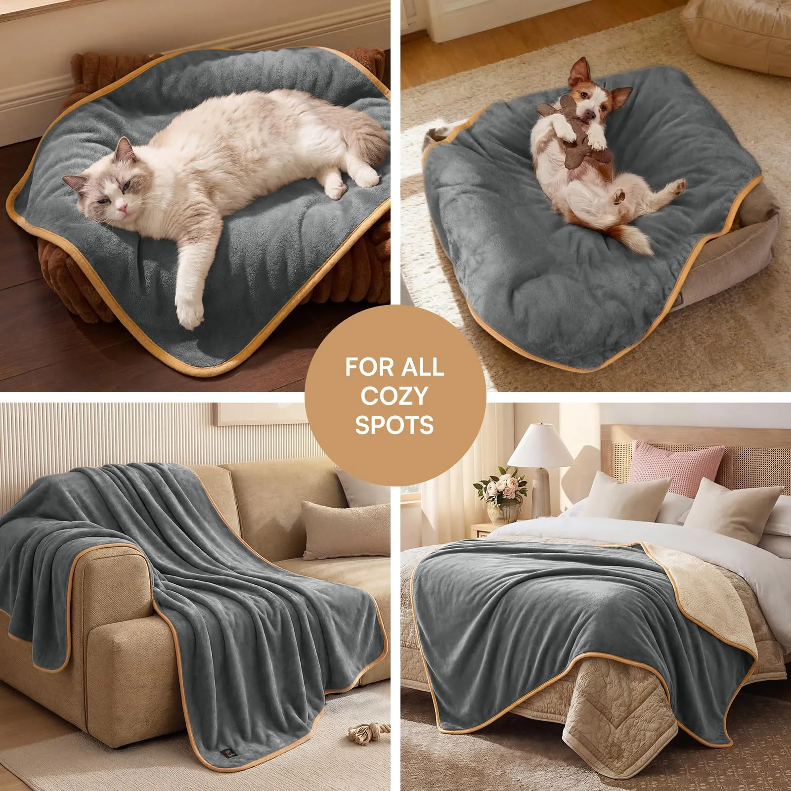 luciphia Coperta impermeabile per cani e gatti, lavabile - immagine 5