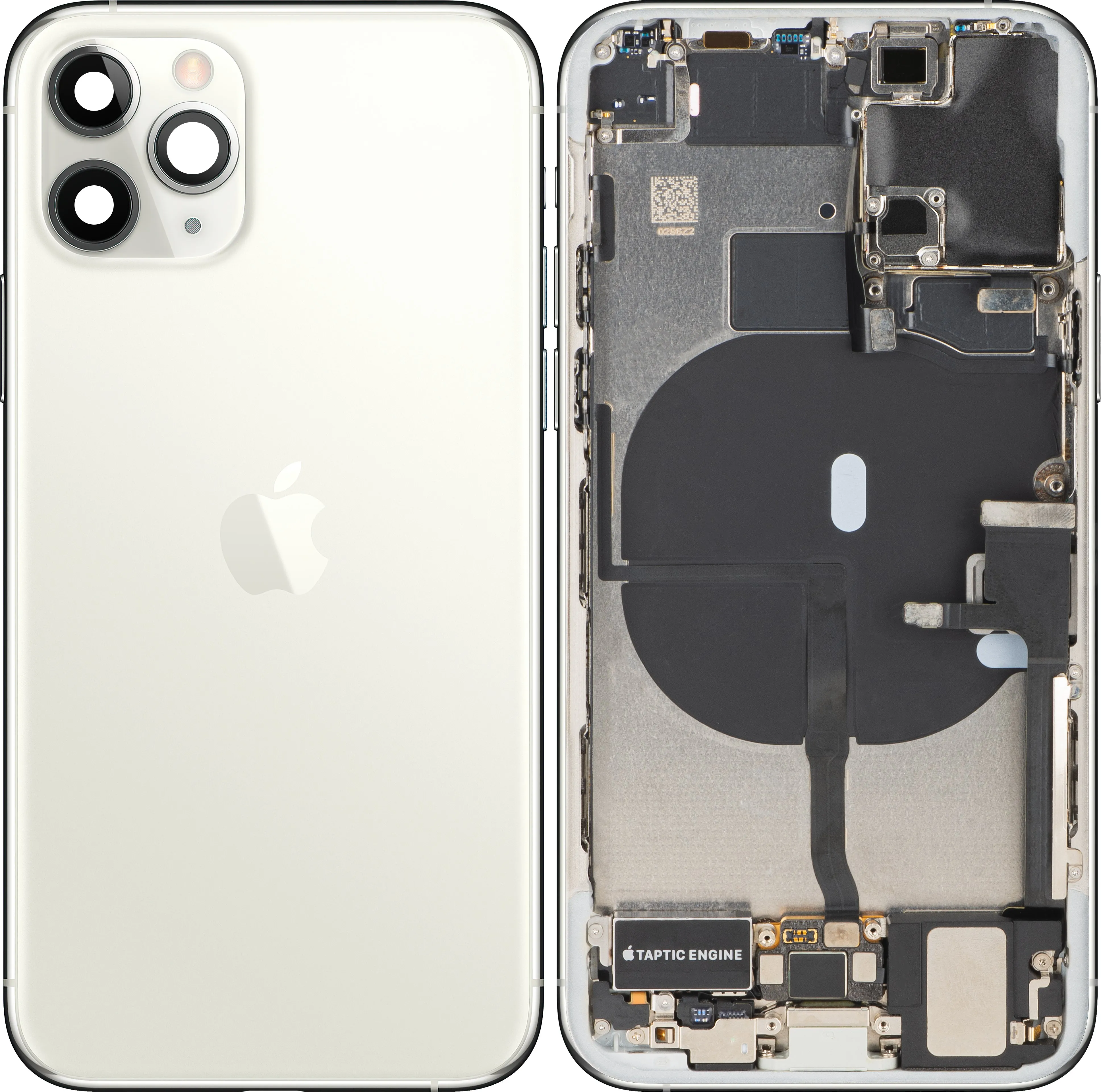 Cover Batteria Apple iPhone 11 Pro, Con Scocca Centrale, Parti Complete, Argento, Swap Premium - immagine 1