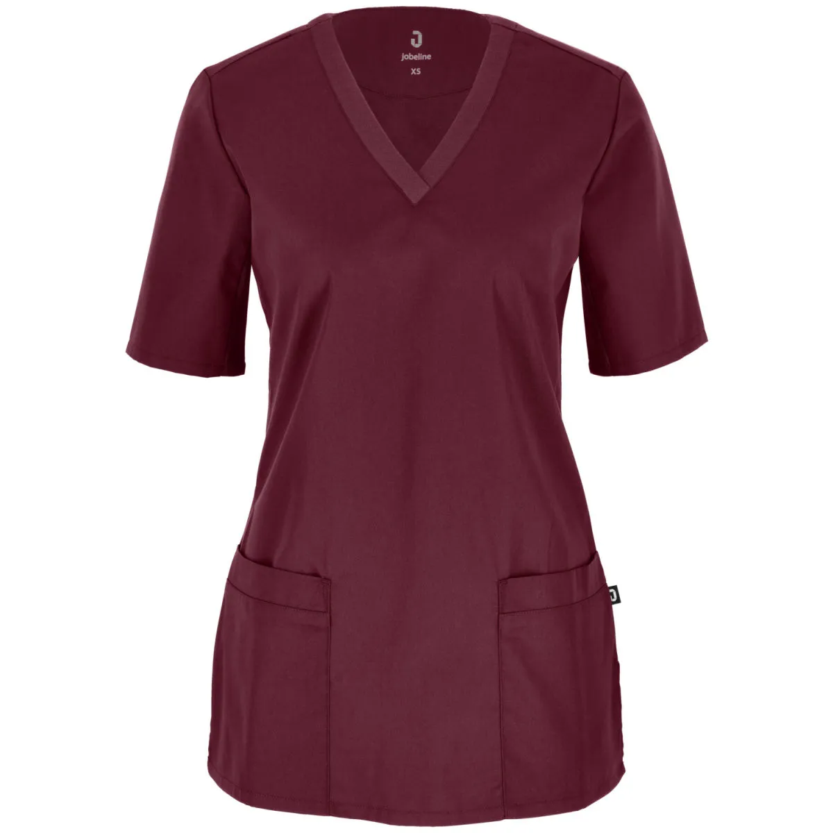 JOBELINE Camice sanitario donna Calva maniche corte; Taglia S; rosso scuro - immagine 1
