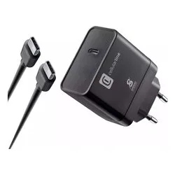 Caricabatterie USB Type-C FAST CHARGER 45W Kit Power Delivery Black ACHSMKITC2C45WK - immagine 1