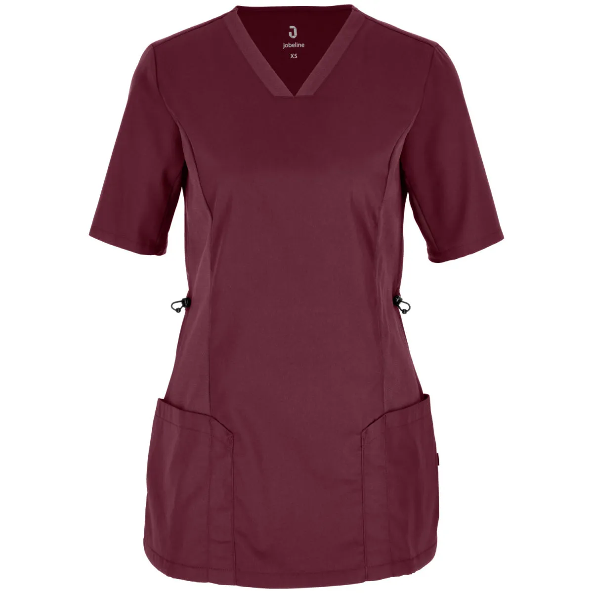 JOBELINE Camice sanitario donna Ally; Taglia L; rosso scuro - immagine 1