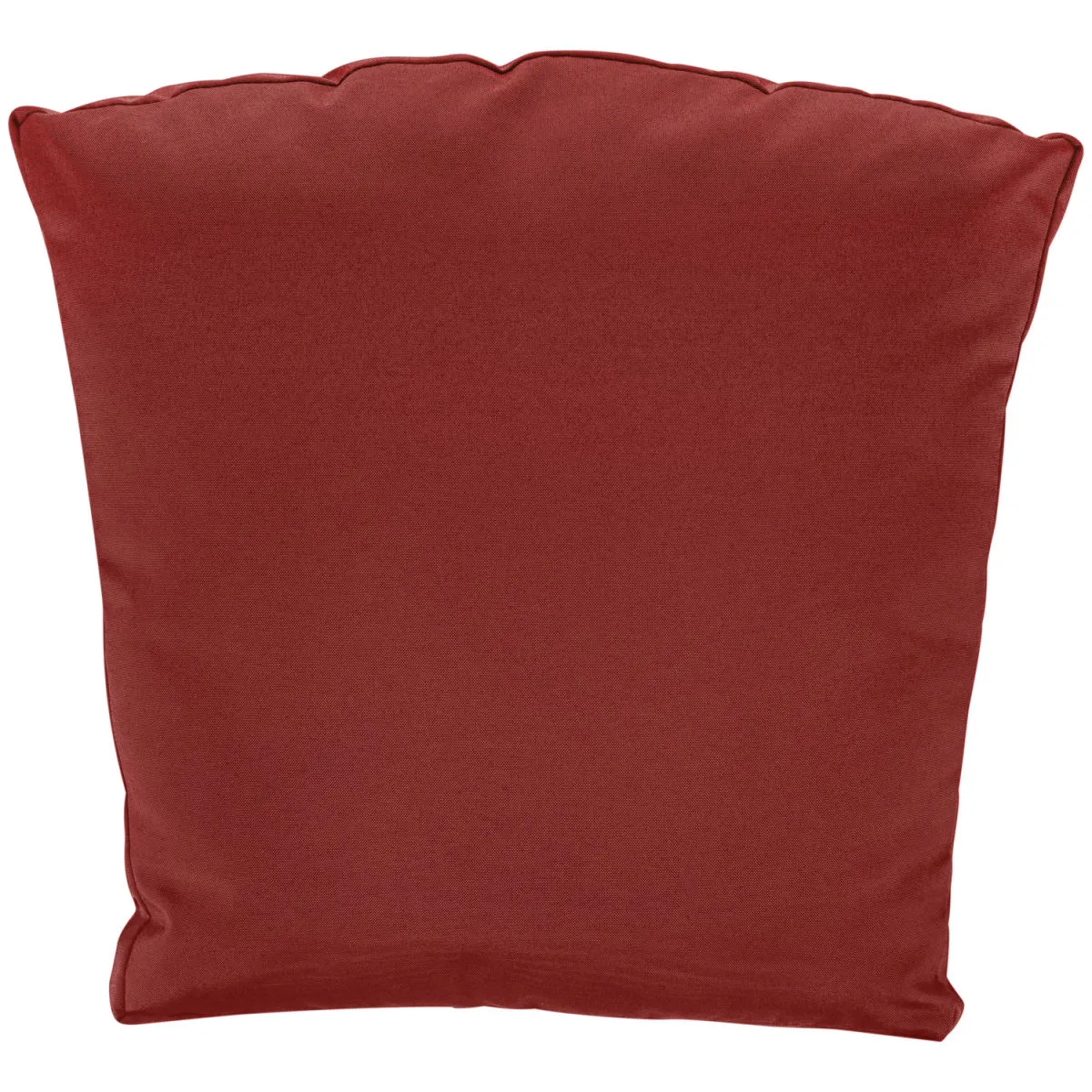 2x VEGA Cuscino per schienale Esperia; 50x12x45 cm (LxLxH); Rosso carminio; tinta unita, conica; 2 pz. / Pacco - immagine 1