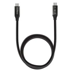 Cavo USB C UC4 SERIES 100W Usb4 Thunderbolt 3 Black 1m UC4 010TB - immagine 1