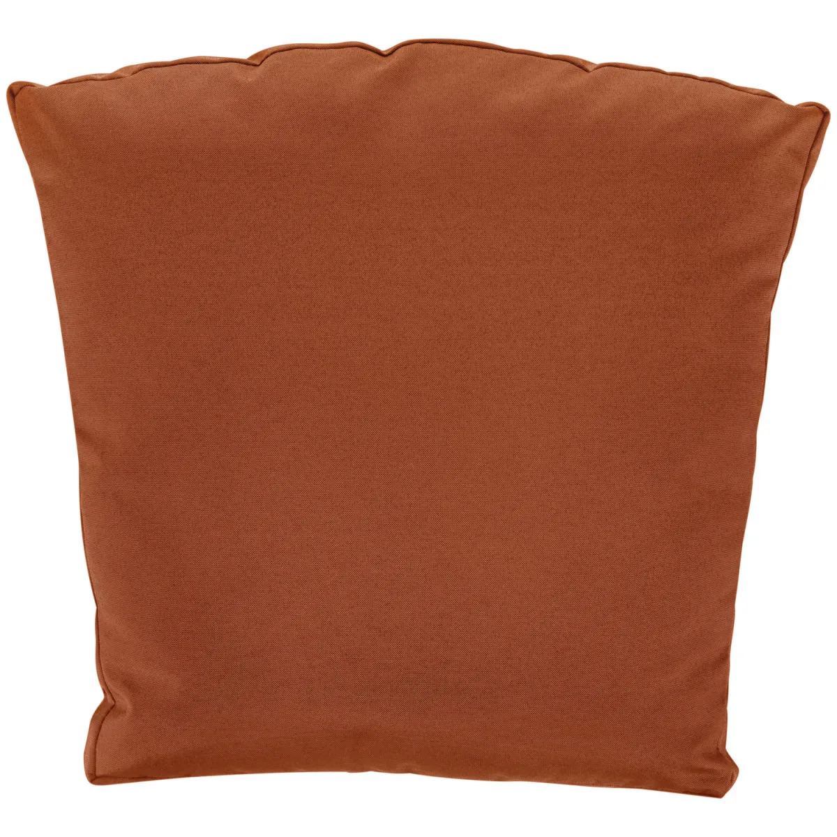 2x VEGA Cuscino per schienale Esperia; 50x12x45 cm (LxLxH); marrone ruggine; tinta unita, conica; 2 pz. / Pacco - immagine 1