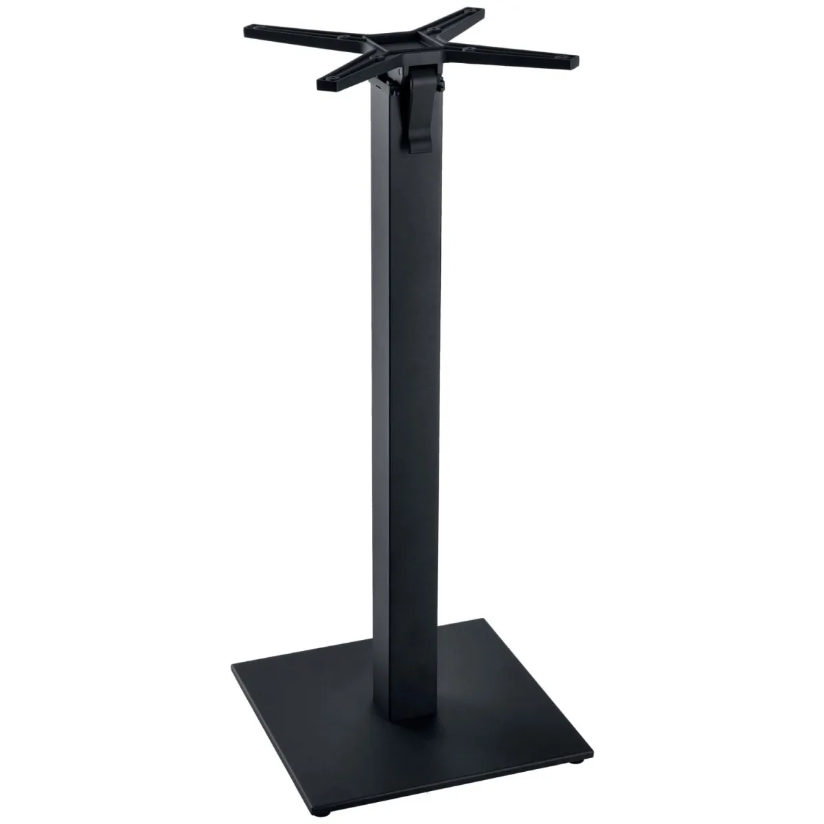 VEGA Base tavolo alta da esterno Jaro; 45x45x108 cm (LxLxH); nero - immagine 1