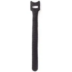 Ferma cavi fascetta chiusura a strappo Black 0,15m B506I HOOK LOOP TIES - immagine 1