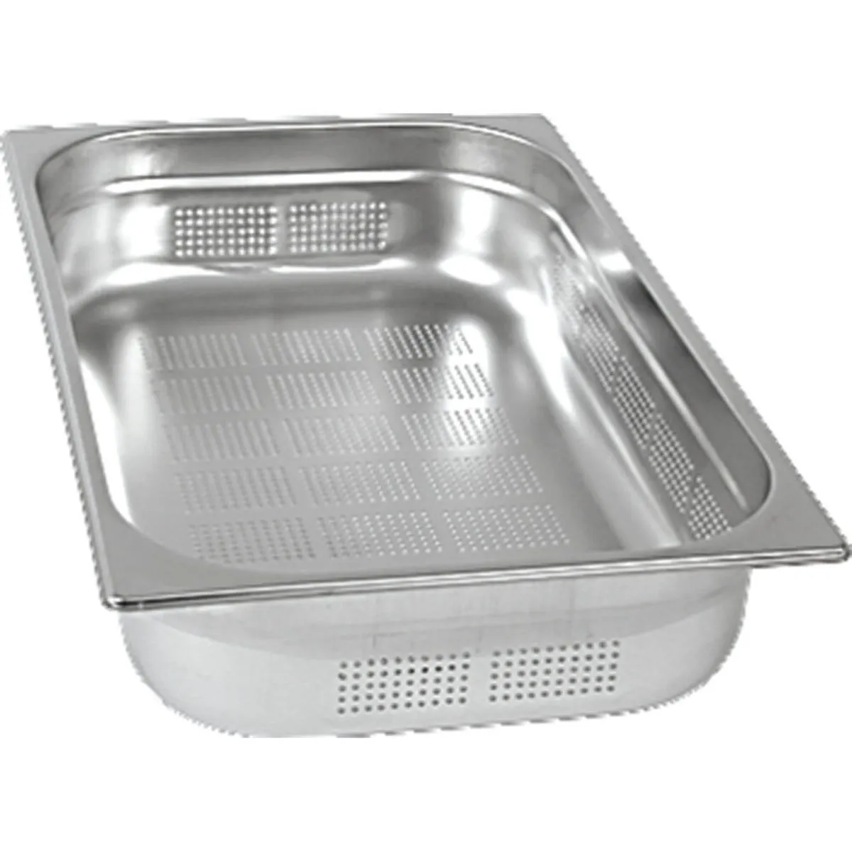 Stalgast Contenitori gastronorm serie Onset, gastronorm 1/1, perforati; GN 1/1, 14 l, 53x32.5x53 cm (LxLxP); argento - immagine 1