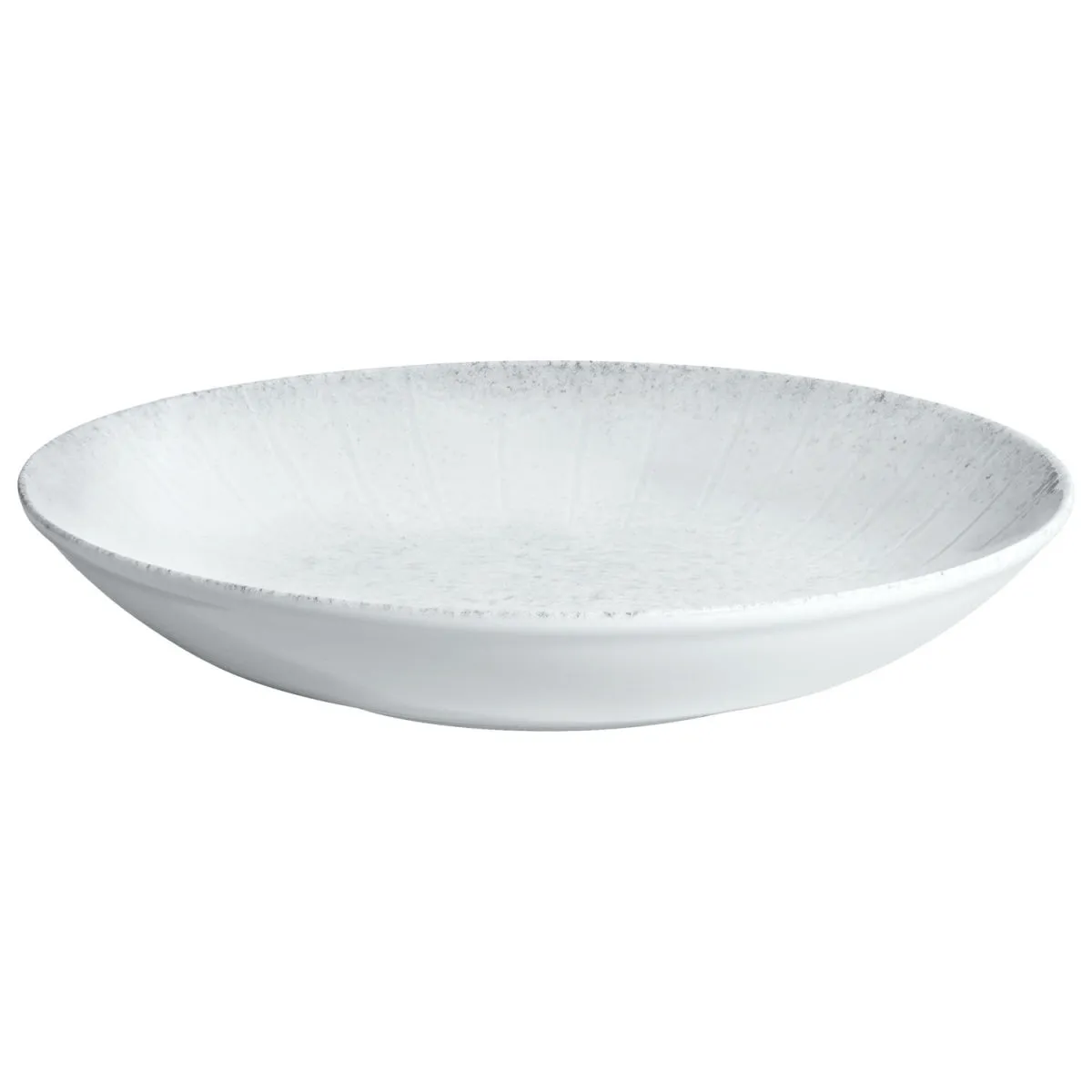6x VEGA Piatto Caju fondo, senza bordo; 600 ml, 22 cm (Ø); bianco/grigio; rotonda; 6 pz. / Pacco - immagine 1