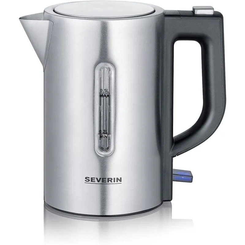Bollitore per acqua Severin Wk 3647 - 0,5 L. Acciaio inossidabile 1.100 W - immagine 1