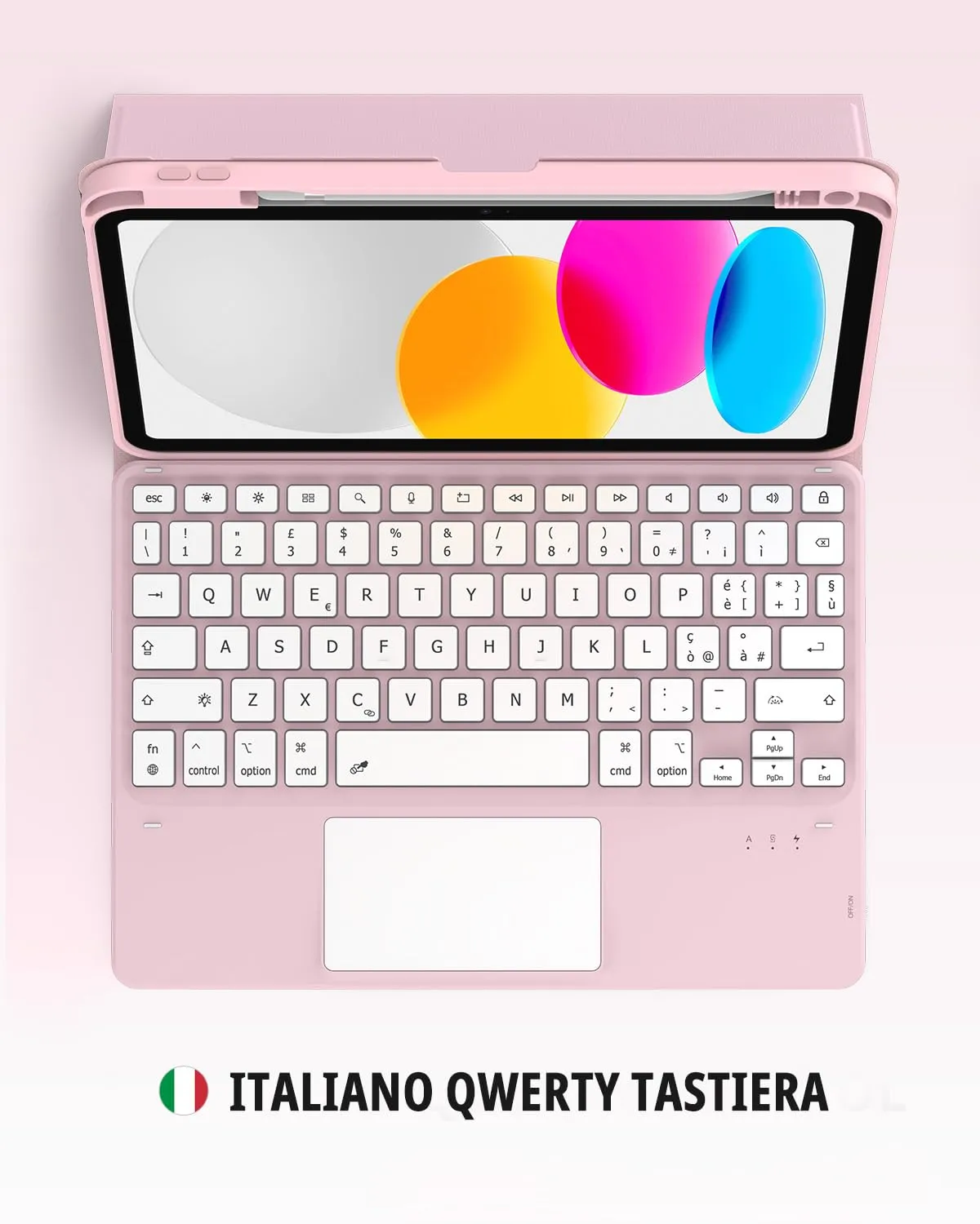 CACOE Cover con Tastiera iPad 11 (A16) 2025 11"/10 Generazione 2022 10.9'' - immagine 4