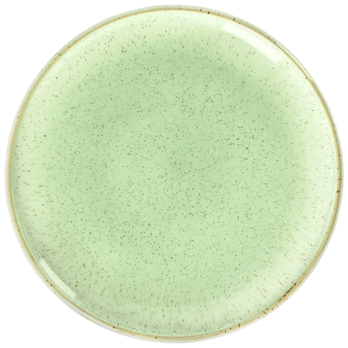 2x VEGA Piatto Cascais piano; 33 cm (Ø); verde chiaro; rotonda; 2 pz. / Pacco - immagine 1