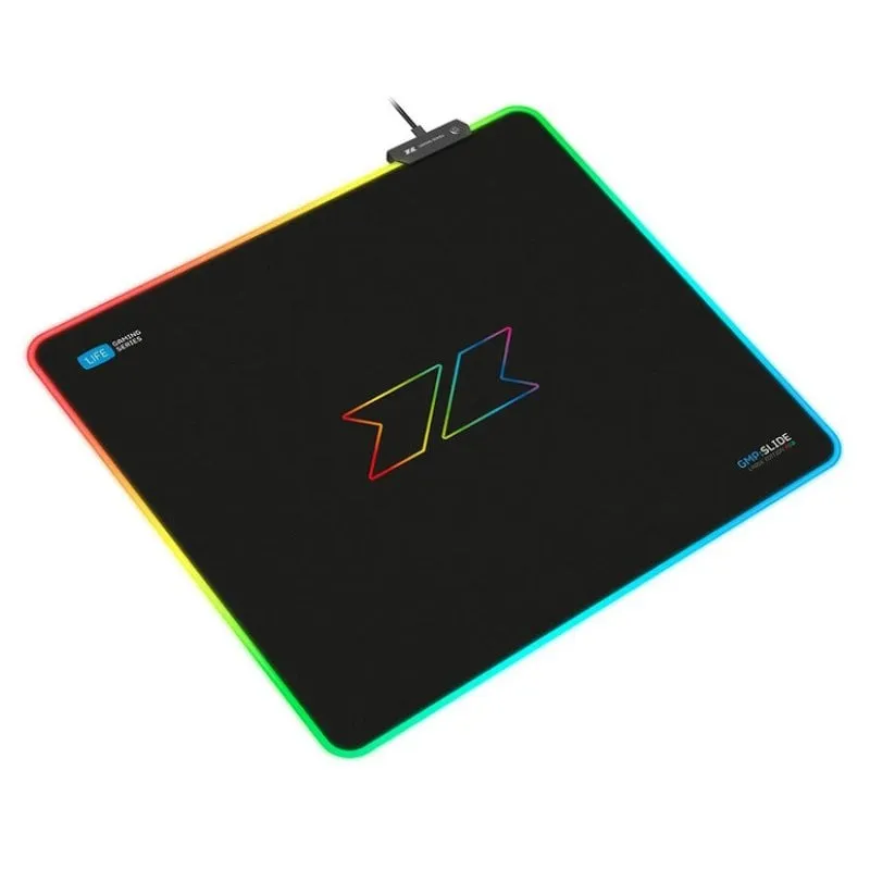 Tappetino per mouse da gioco RGB nero 1Life Slide - immagine 1