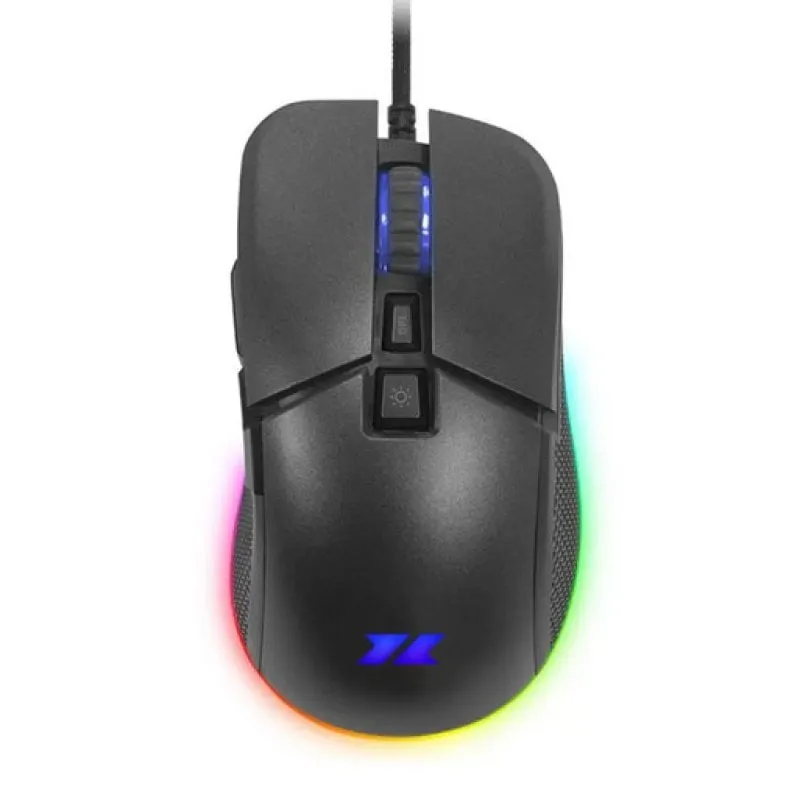 Mouse da gioco 1Life Nuke RGB 6400 DPI Nero - immagine 1