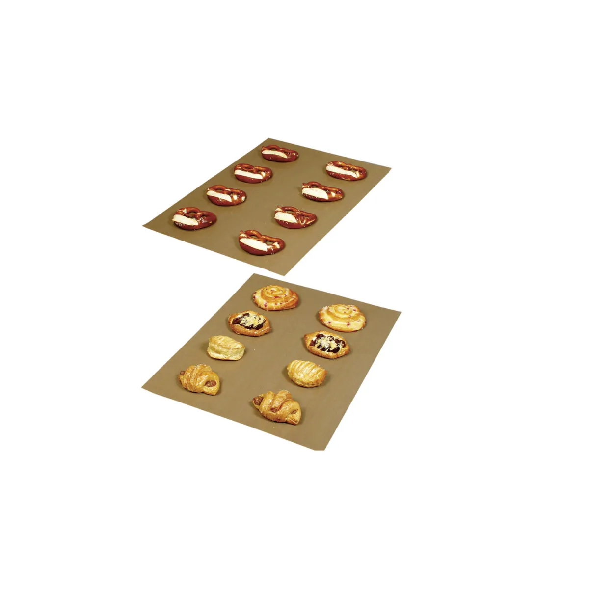 Schneider Foglio antiaderente in tessuto di vetro PTFE; 70x50 cm (LxL); marrone - immagine 1