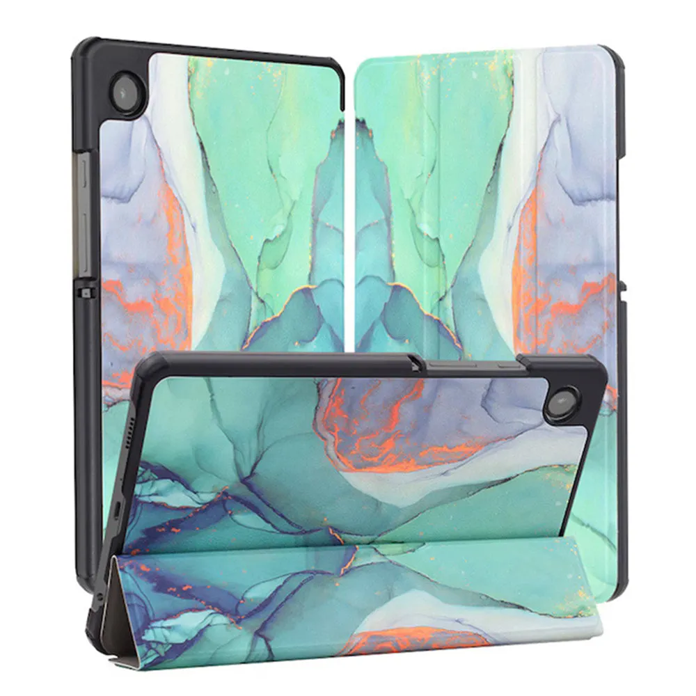 Custodia per Samsung Galaxy Tab A11+ / Tab A9+, Techsuit, FoldPro Green Time, Multicolore - immagine 1