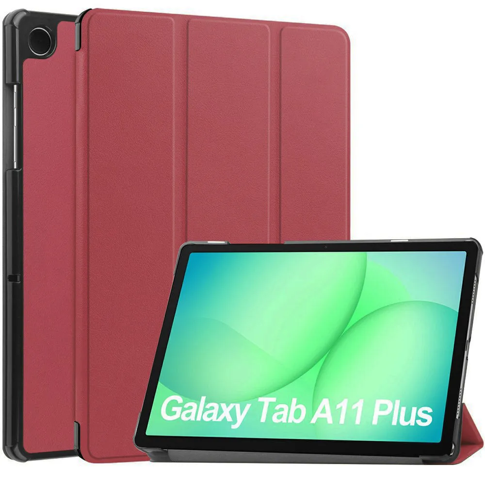 Custodia per Samsung Galaxy Tab A11+ / Tab A9+, Techsuit, FoldPro, Rossa - immagine 1