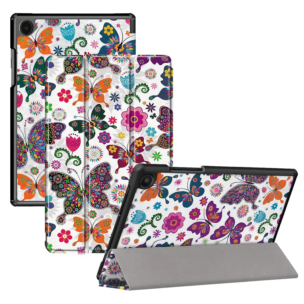 Custodia per Samsung Galaxy Tab A11 / Tab A9, Techsuit, FoldPro Butterfly Nuovo Modello, Multicolore - immagine 1