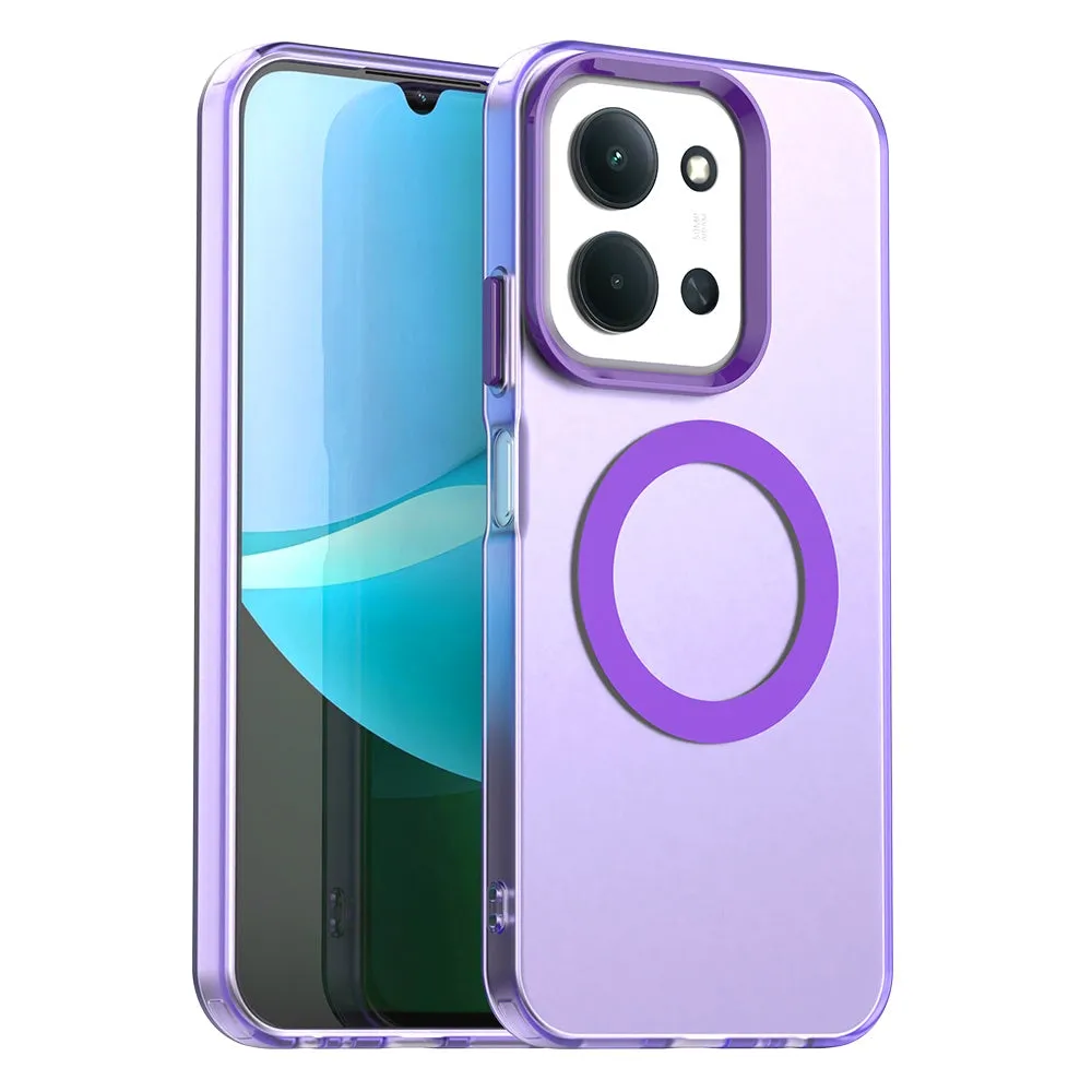 Custodia MagSafe per Xiaomi Poco C85 4G / Redmi 15C 5G / 15C 4G, Techsuit, CandyCase, Viola - immagine 1