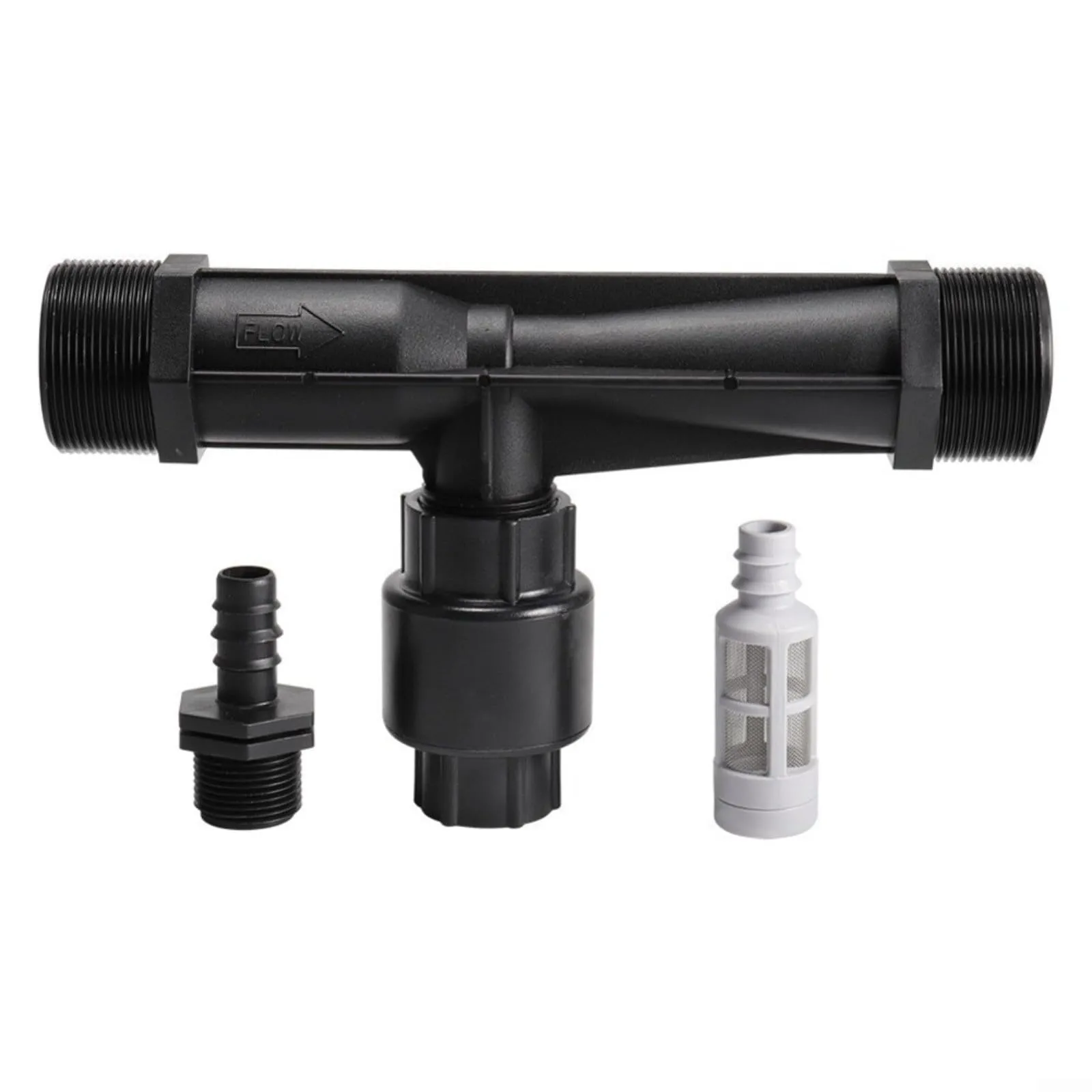 ZiStarlilife Irrigazione Venturi Fertilizzante Iniettore 2 Pollici Plastica Tubo Miscelatore Acqua per Sistemi di Gocciolamento e Uso Giardino Agricolo, Nero, 295 cm - immagine 6