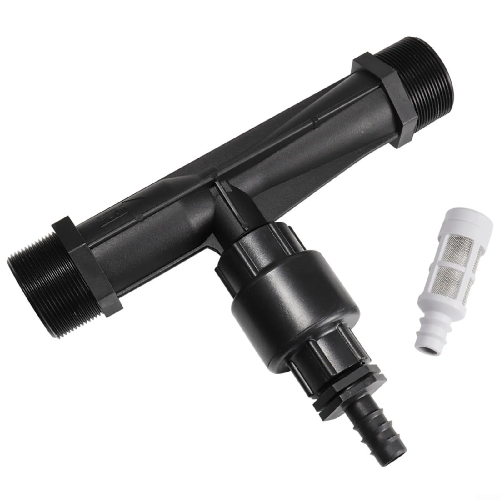 ZiStarlilife Irrigazione Venturi Fertilizzante Iniettore 2 Pollici Plastica Tubo Miscelatore Acqua per Sistemi di Gocciolamento e Uso Giardino Agricolo, Nero, 295 cm - immagine 7