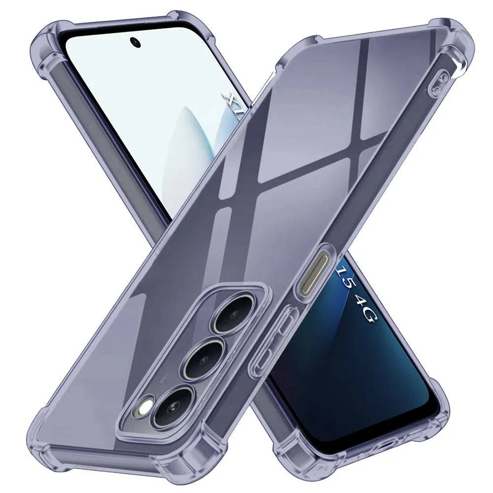 Custodia per Xiaomi Redmi 15 5G / 15 4G, Techsuit, Shockproof Clear, Fumè - immagine 1