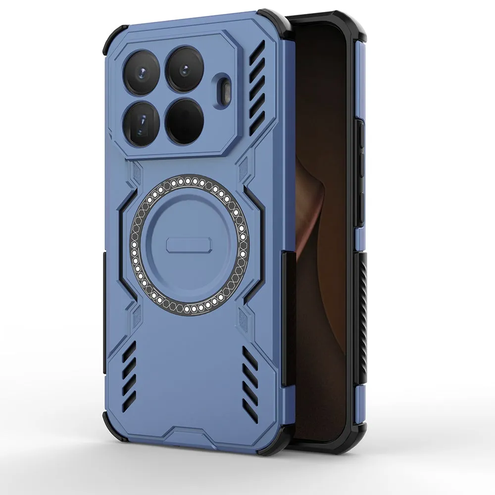 Custodia MagSafe per Xiaomi 15T Pro, Techsuit, ArmorMag, Blu - immagine 1