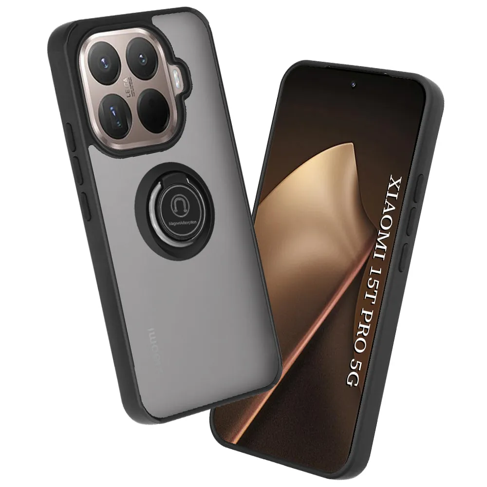 Custodia per Xiaomi 15T Pro, Techsuit, Glinth, Nera - immagine 1