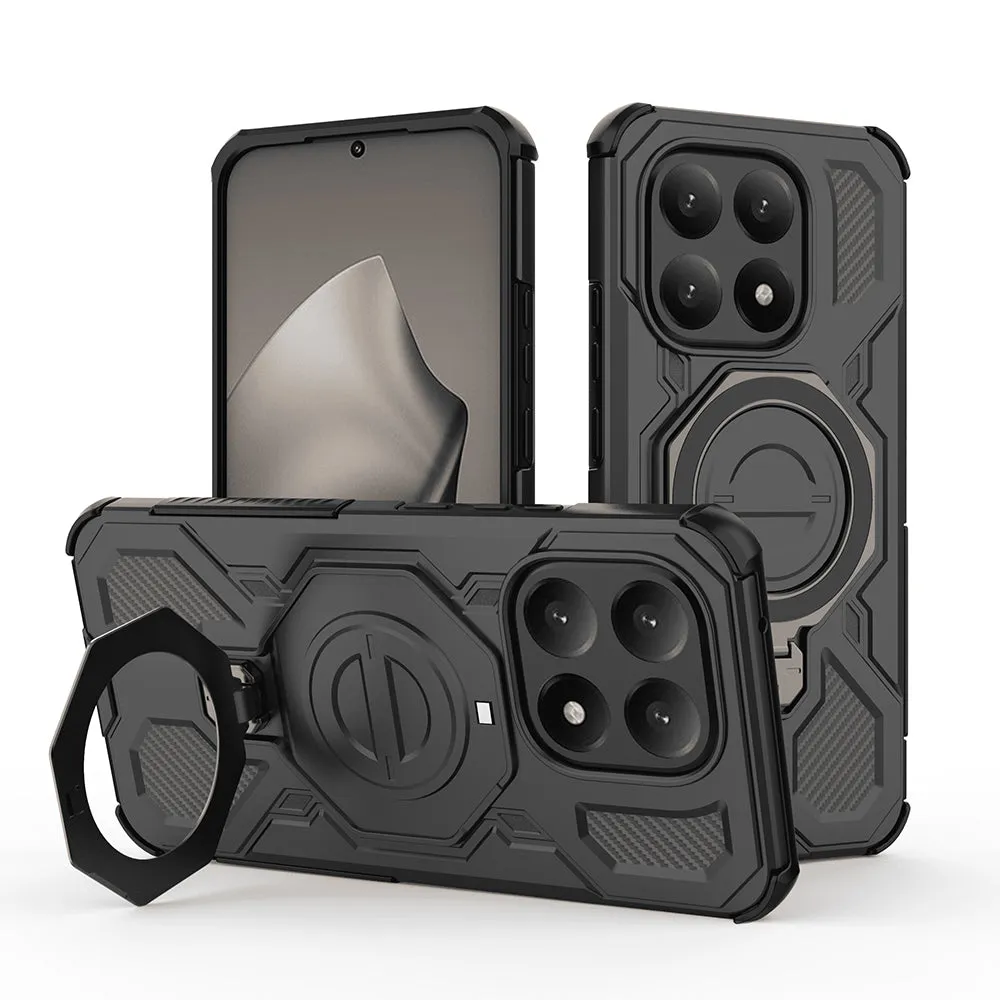 Custodia per Xiaomi 15T, Techsuit, Carbon Shield Pro, Nera - immagine 1