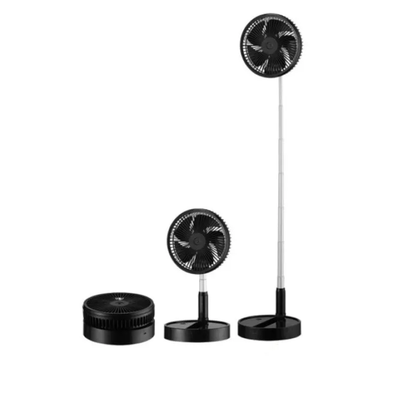 Ventilatore a Piantana IluminaShop 349614 10W 5 Pale 3 Velocità Telecomando Pieghevole Batteria - immagine 1