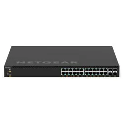 Switch di rete 28 porte M4350 SERIES Multi 24G4XF Managed PoE+ Black GSM4328 100NES Gigabit|10GBASE-X - immagine 1