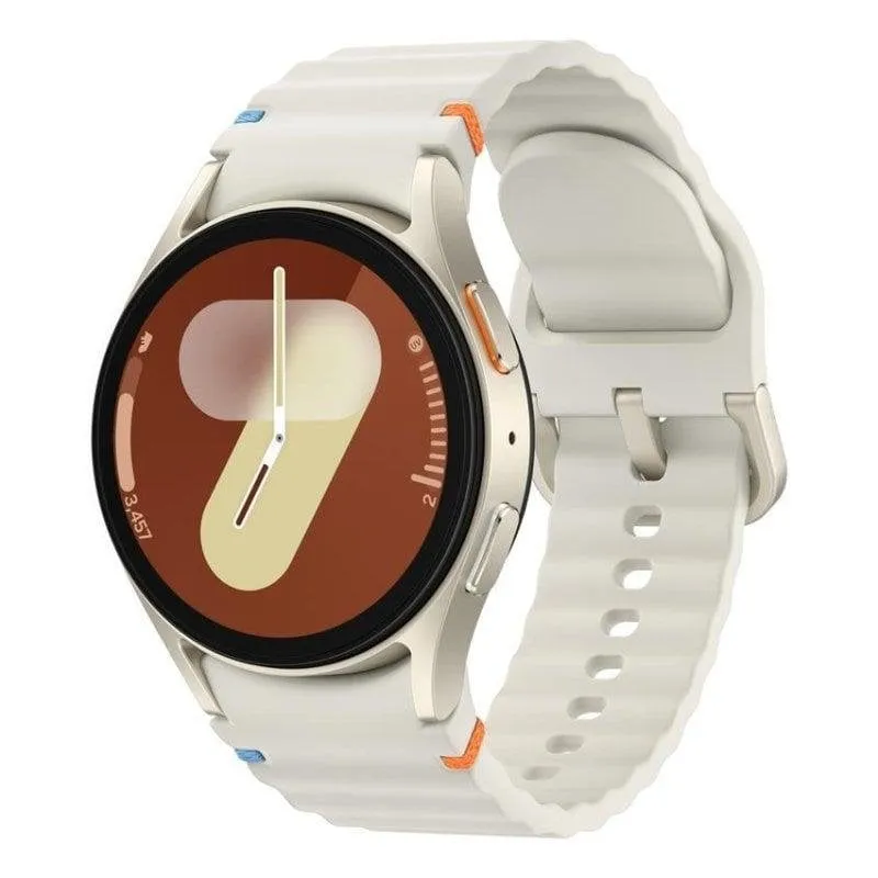 Samsung Galaxy Watch7 Bluetooth GPS NFC 40mm AMOLED Crema S/M Resistente Acqua IP68 SpO2 - immagine 1