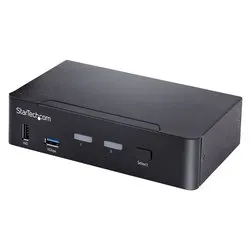 Kvm switch USB C a 2 porte Black SV231DPUCA - immagine 1