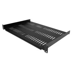 Ripiano rack Ventilato per Armadio 19 Black SHELF 1U 12 FIXED V - immagine 1